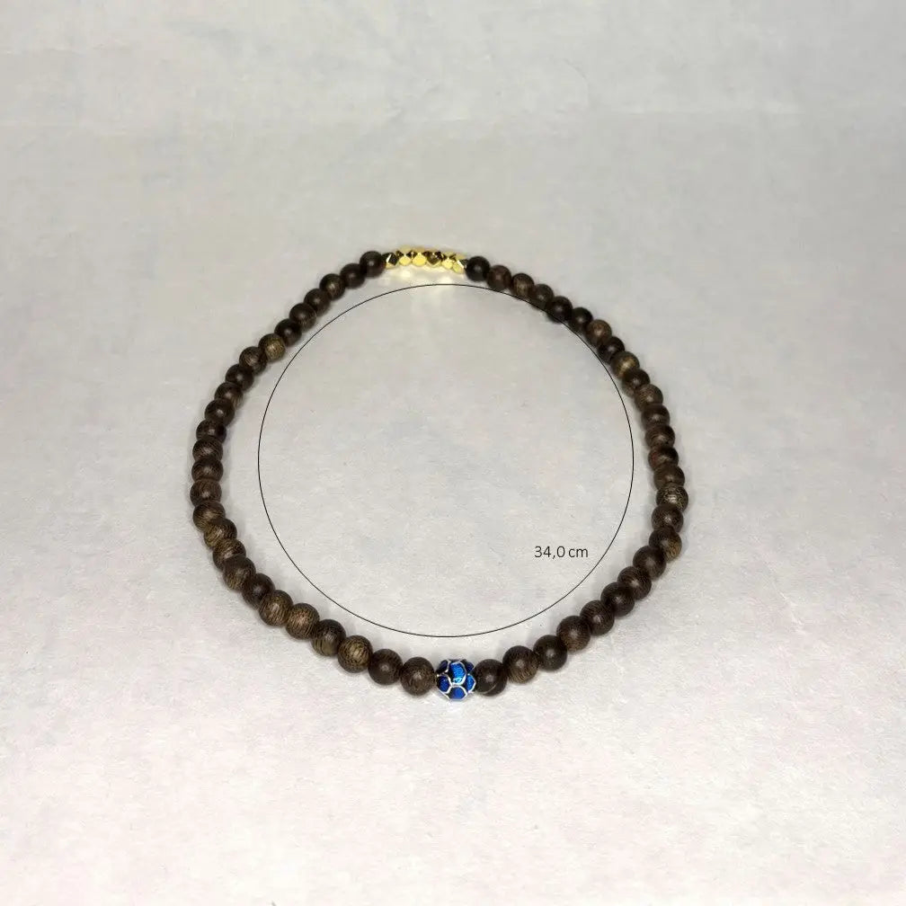 Bracelet en perles de bois naturel - L'Atelier Wen