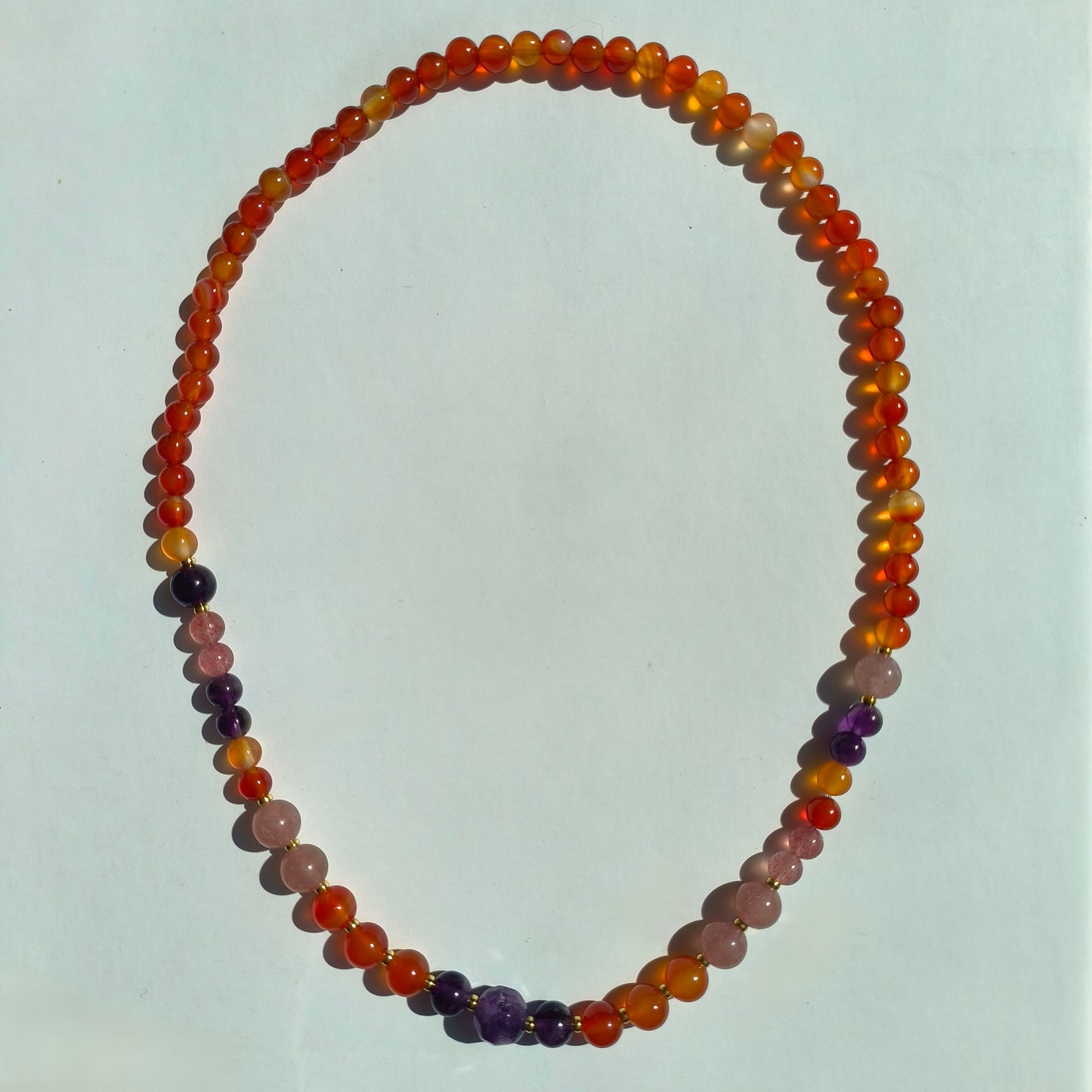 Aube Tangerine – Collier & Bracelets modulables