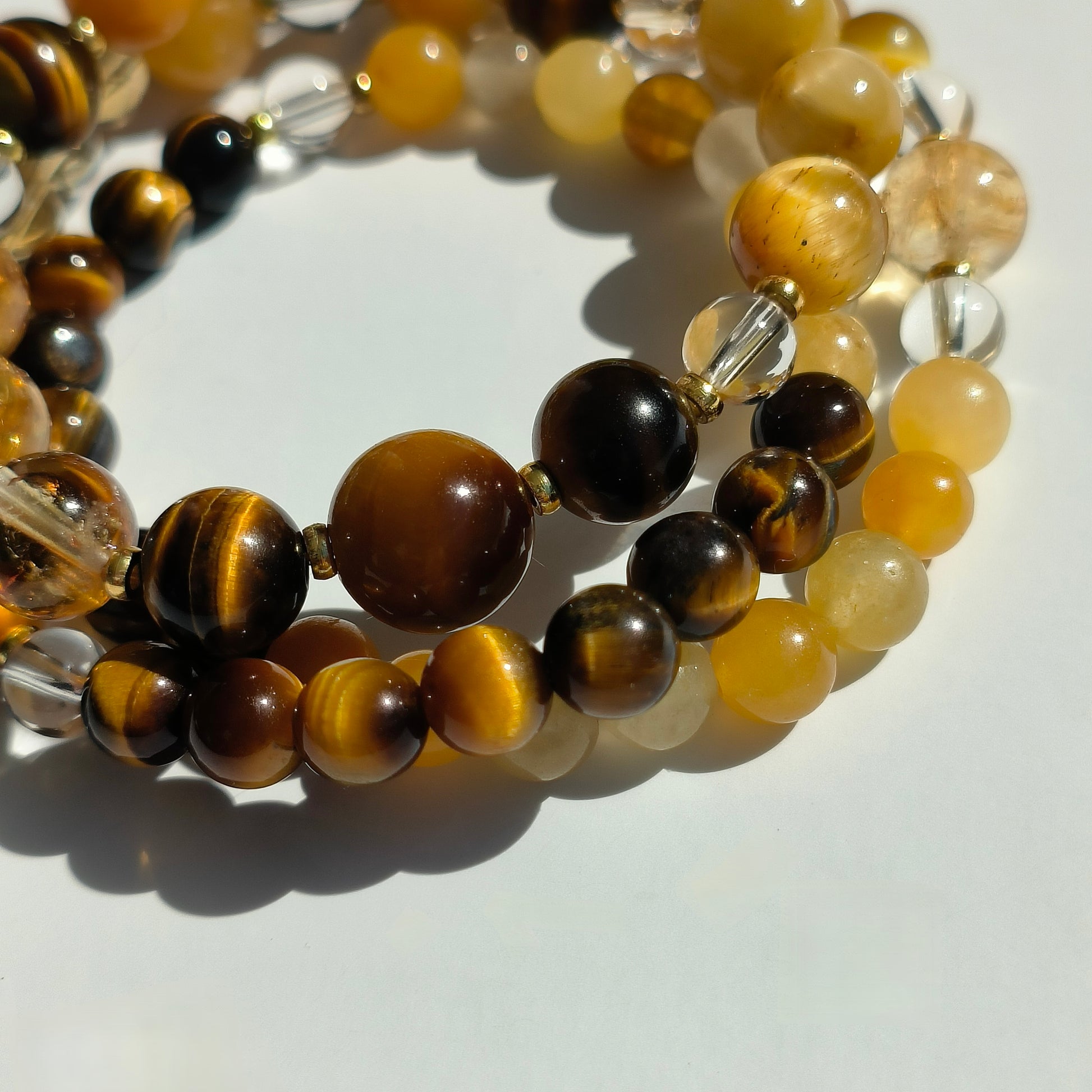 Solstice Doré – Collier & Bracelets modulables