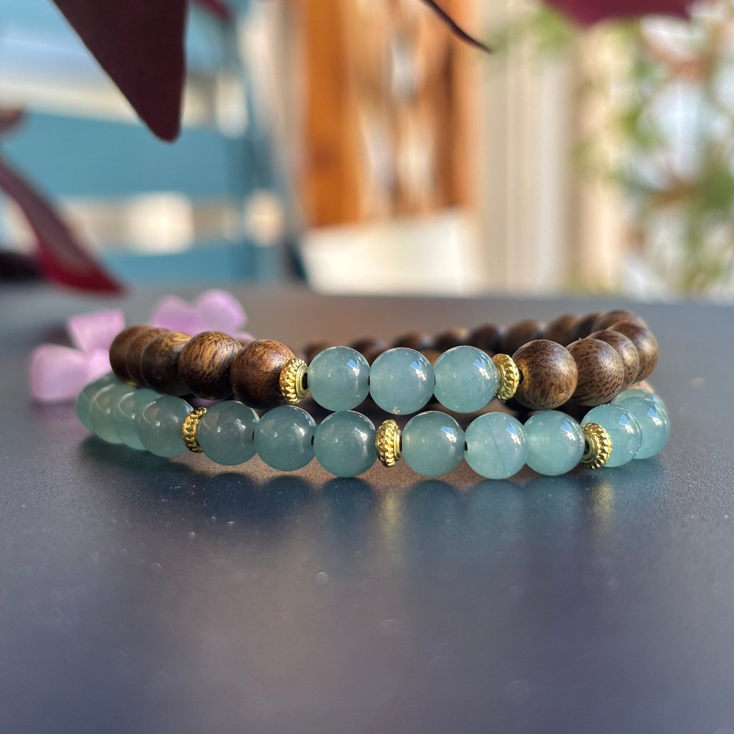 Bracelet en bois d'agar naturel - L'Atelier Wen