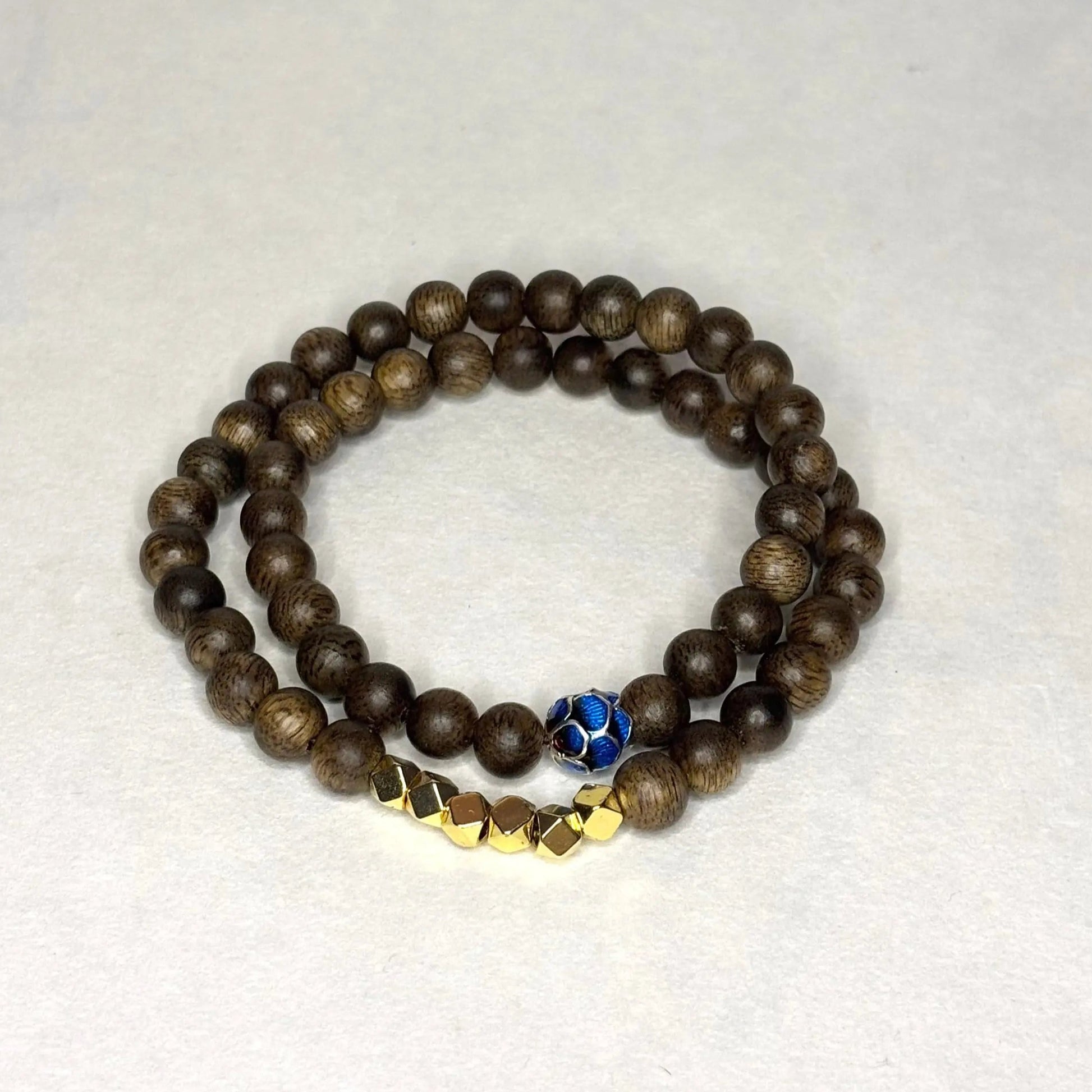 Bracelet en perles de bois naturel - L'Atelier Wen