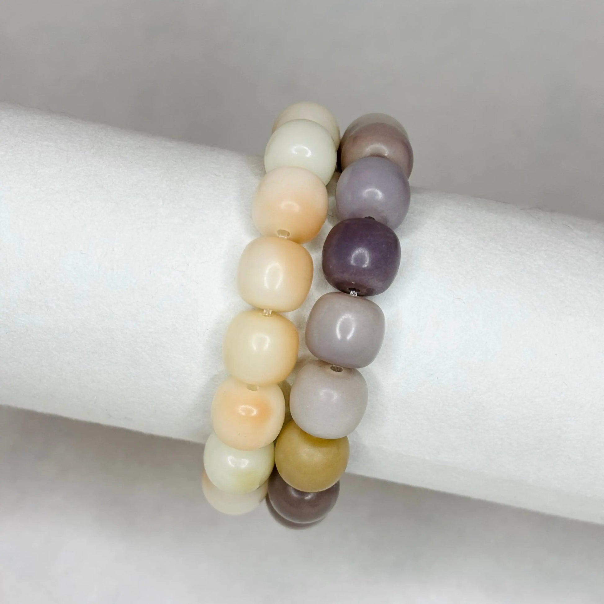 Bracelet racine de Bodhi - Crème Citron.