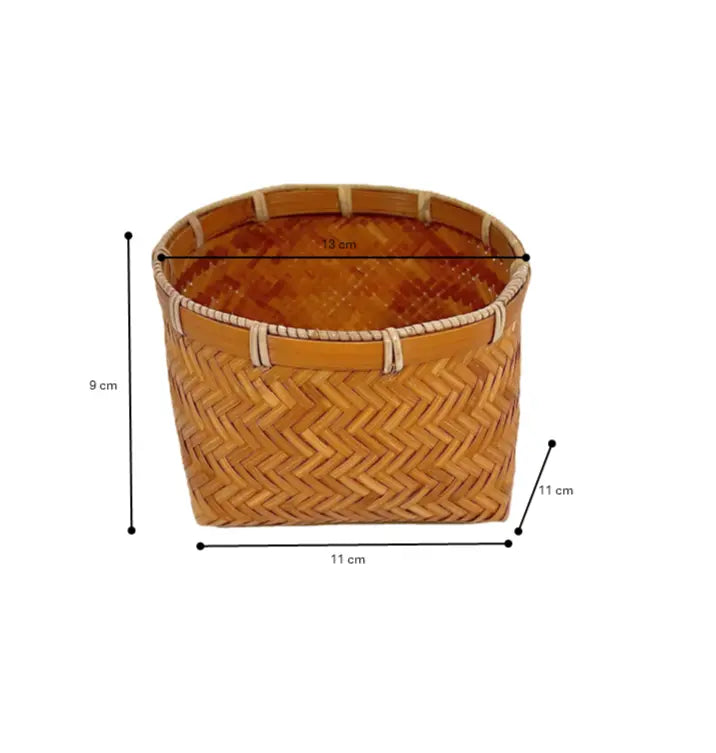 Corbeille en Bambou Tressé - L'Atelier Wen