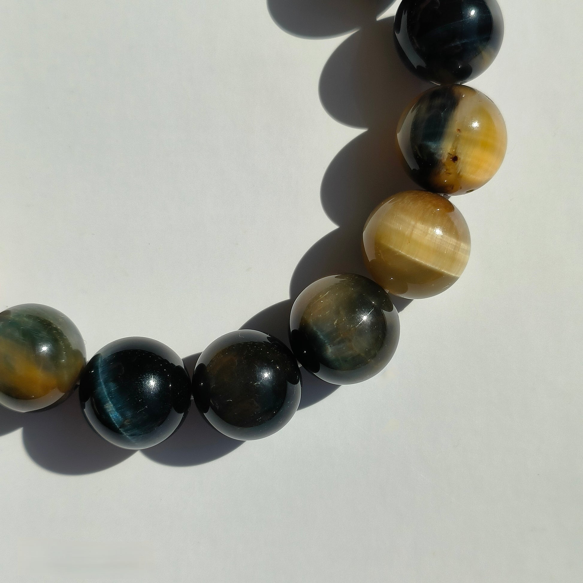 Bracelet Œil de Tigre Multicolore - L'Atelier Wen