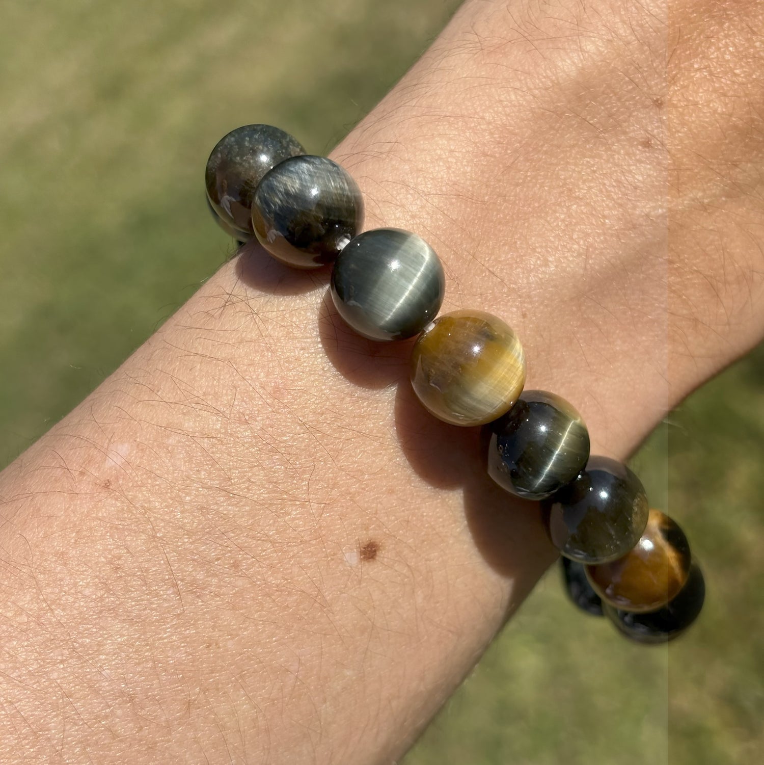 Bracelet Œil de Tigre Multicolore - L'Atelier Wen