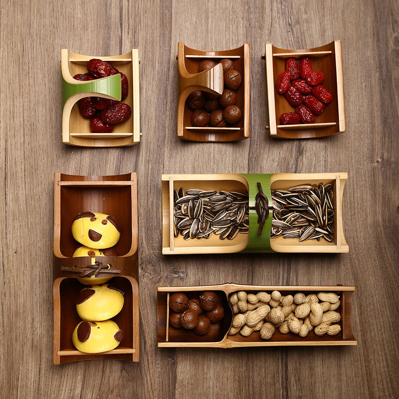 Assortiment panier Bambou apéritif.