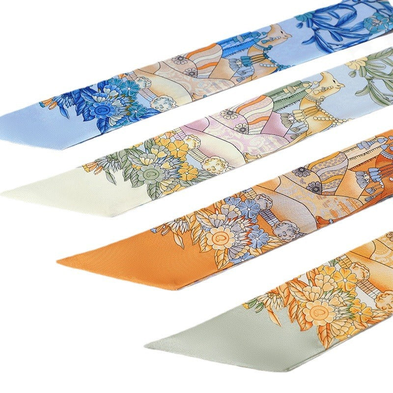 Bandeau de soie type Twilly - L'Atelier Wen